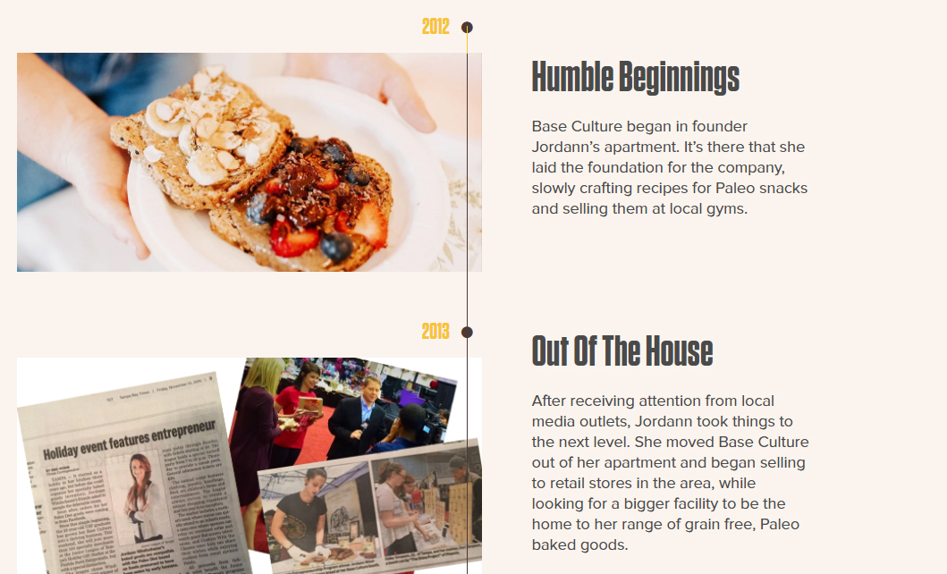 Baseculture History Widget