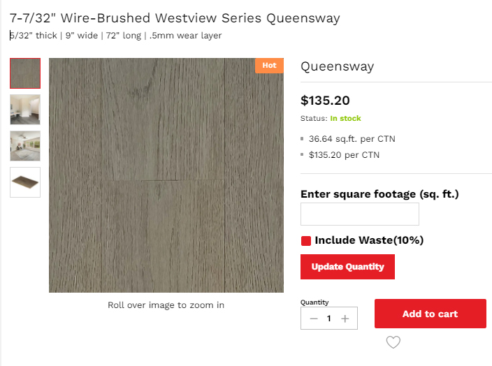 SelkirkFloors Product Page